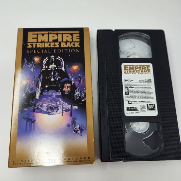 Star Wars VHS Trilogy Special Edition & The Phantom Menace Digitally THX Mastere - Picture 10 of 15